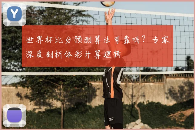 世界杯比分预测算法可靠吗？专家深度剖析体彩计算逻辑